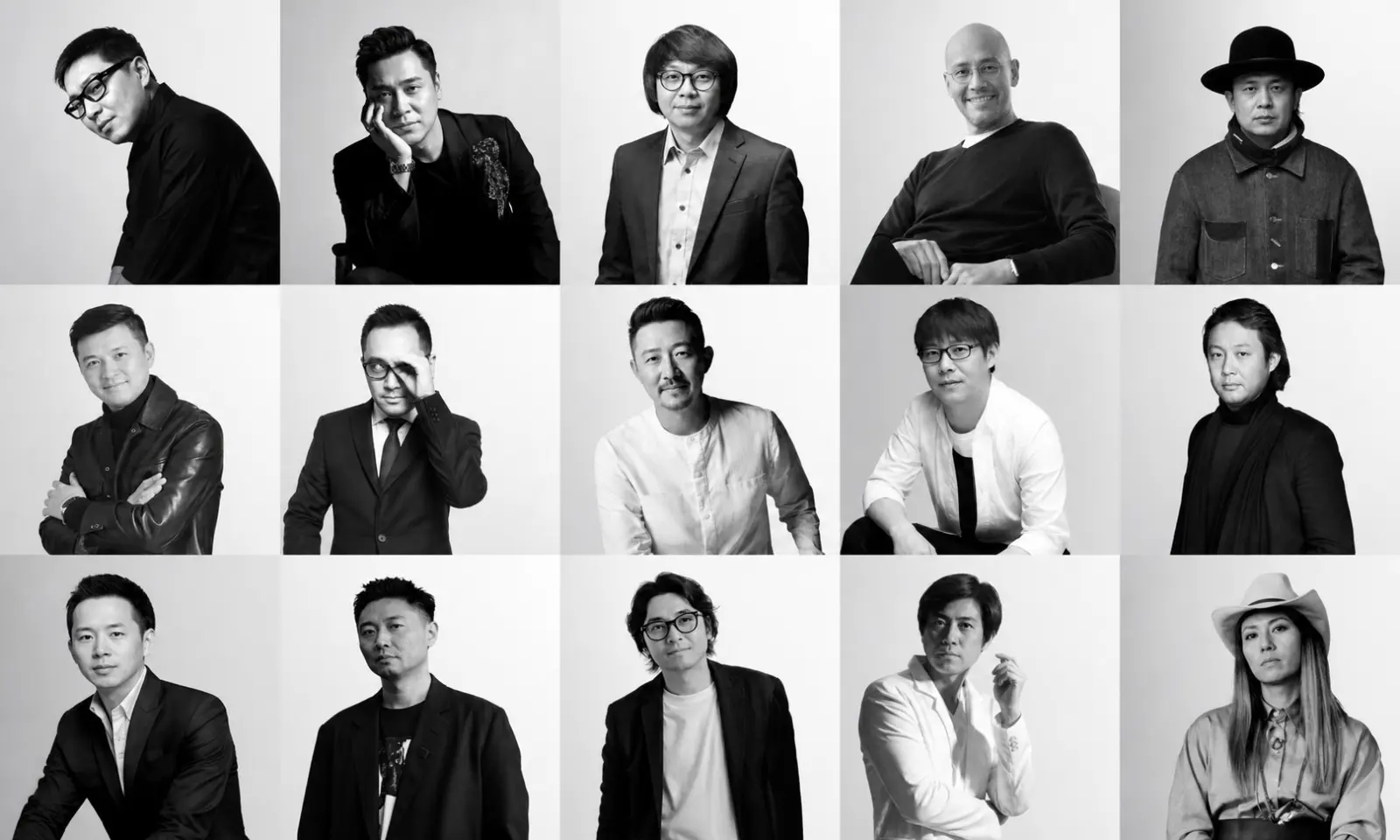 木屿全屋定制设计团队黑白肖像
